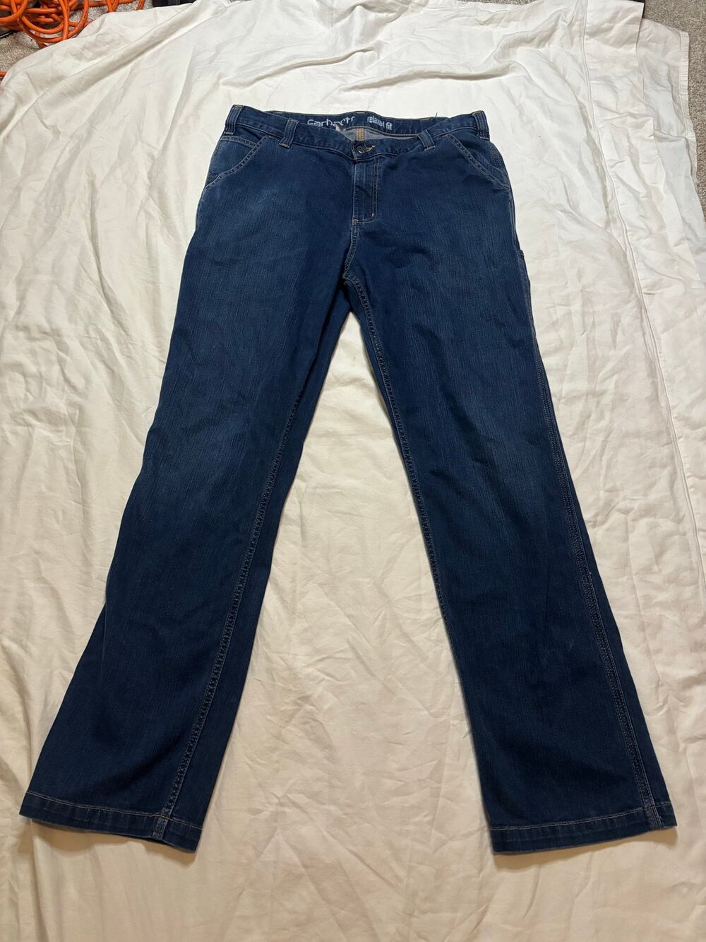 Carhartt Men's Relaxed Fit Carpenter Denim Jeans